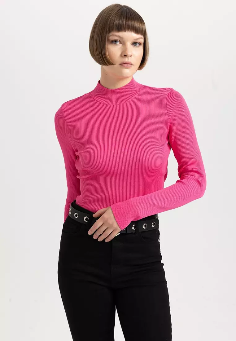 Crossover Open Back Knit Top