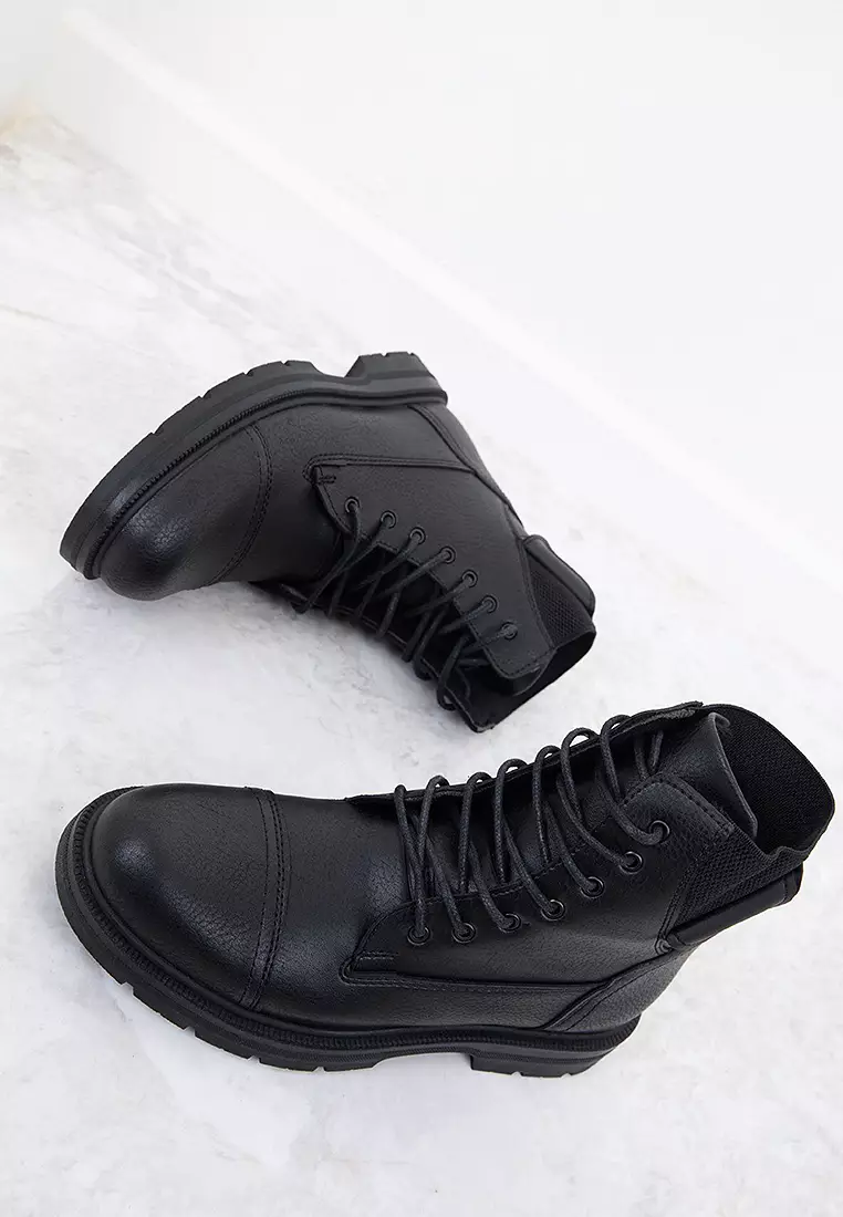 Lace Up Combat Boots