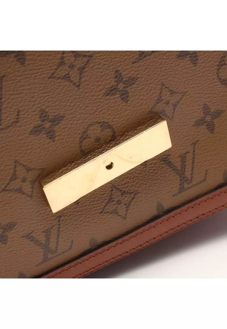 Authenticated Used Louis Vuitton Dauphine Multicult Brown Card Case Coin  Ladies Monogram Reverse M68751 LOUIS VUITTON 