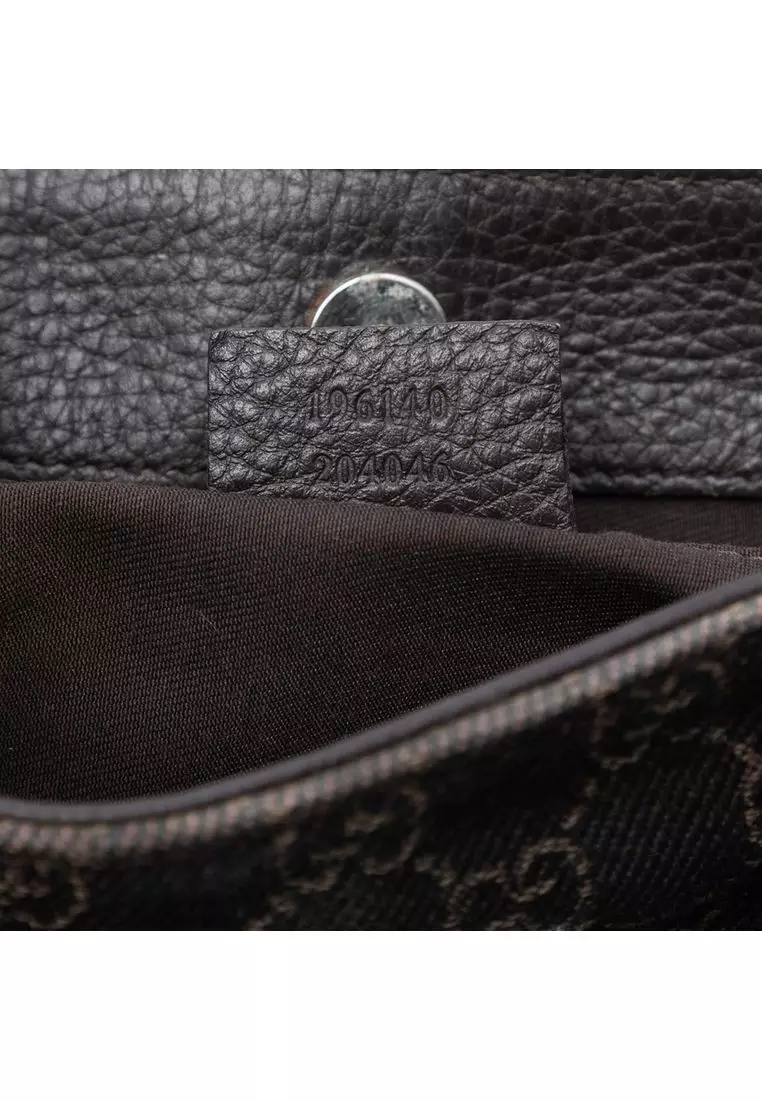 Pre-Loved Gucci Gg Denim Shoulder Bag