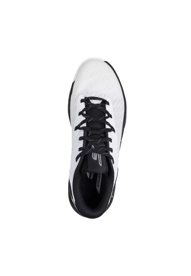 Mens SKX Nexus Basketball Shoes - White/Black