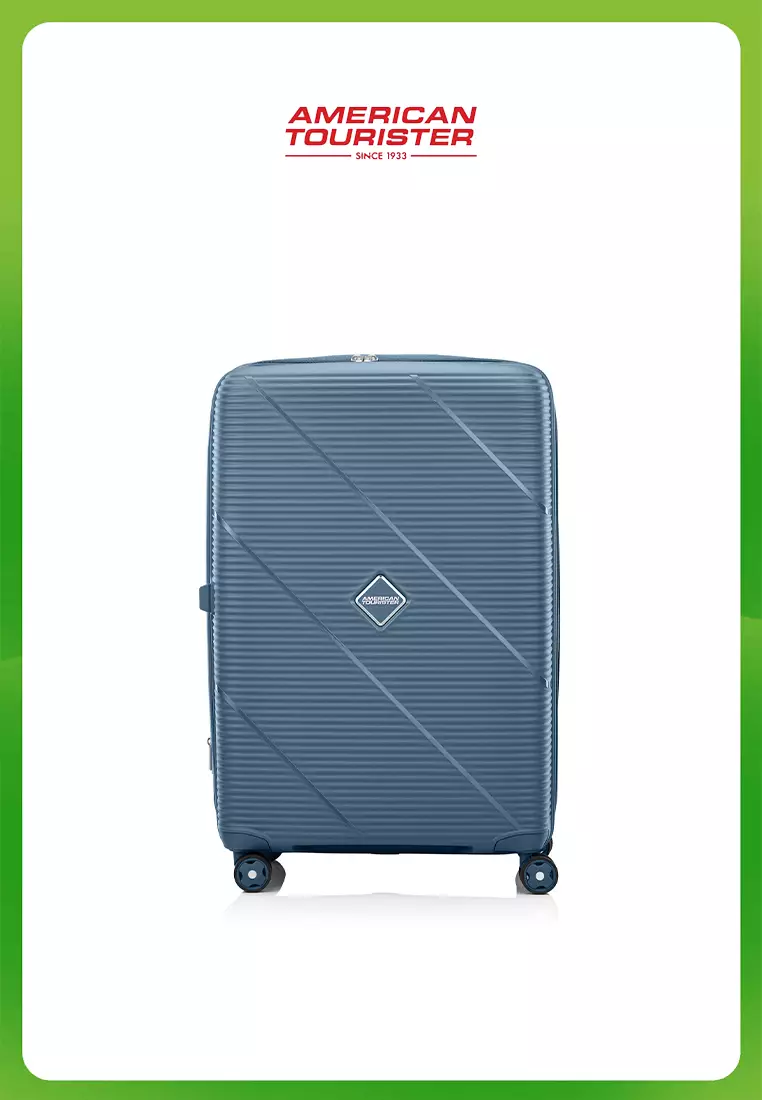 Bundle American Tourister Koper Ezylif Cabin Slate Blue + Ezylif Large Slate Blue
