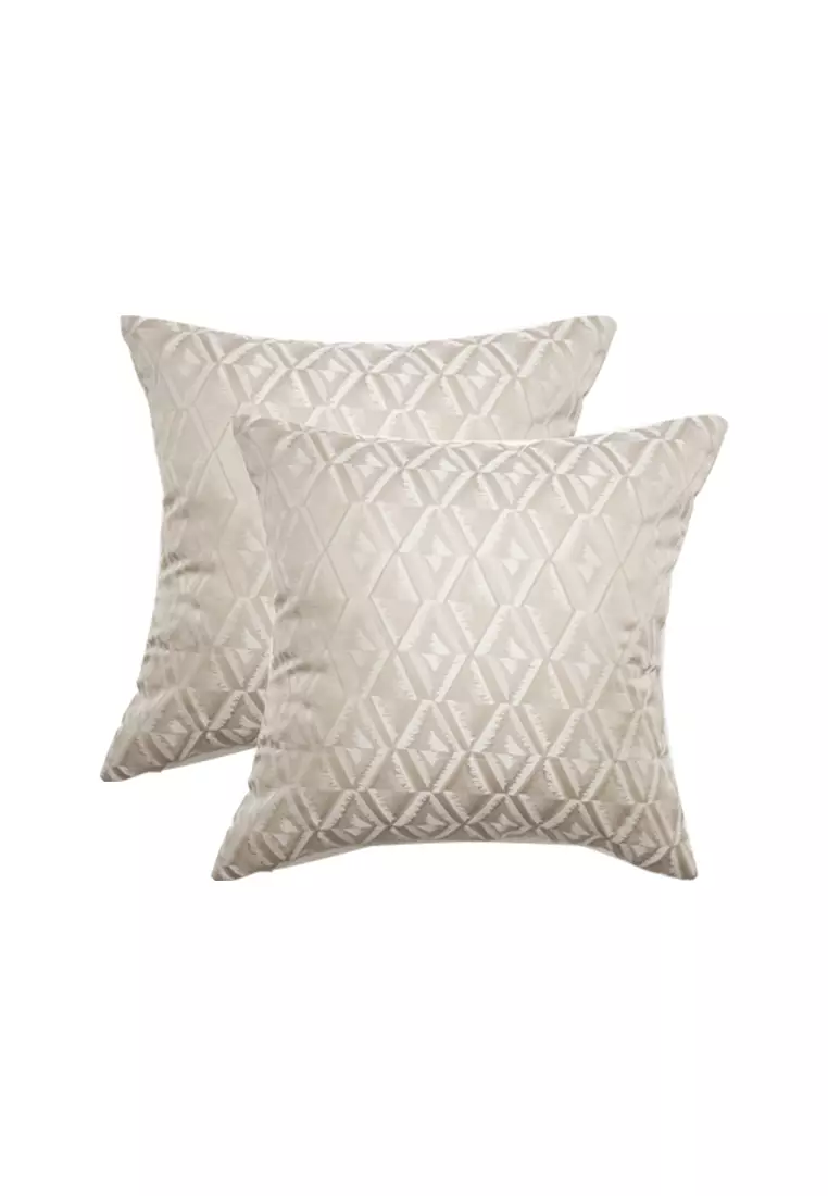 1pc Canvas Velvet Geometric Pattern Fringe Pillow Case, Soft & Comfortable,  Suitable For Sofa, Bedroom, Office Decoration, Without Pillow Core, Four  Seasons Available, Multiple Colors Optional