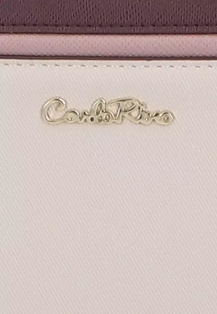 Buy Carlo Rino Beige Daniella Zip Around Wallet Online ZALORA