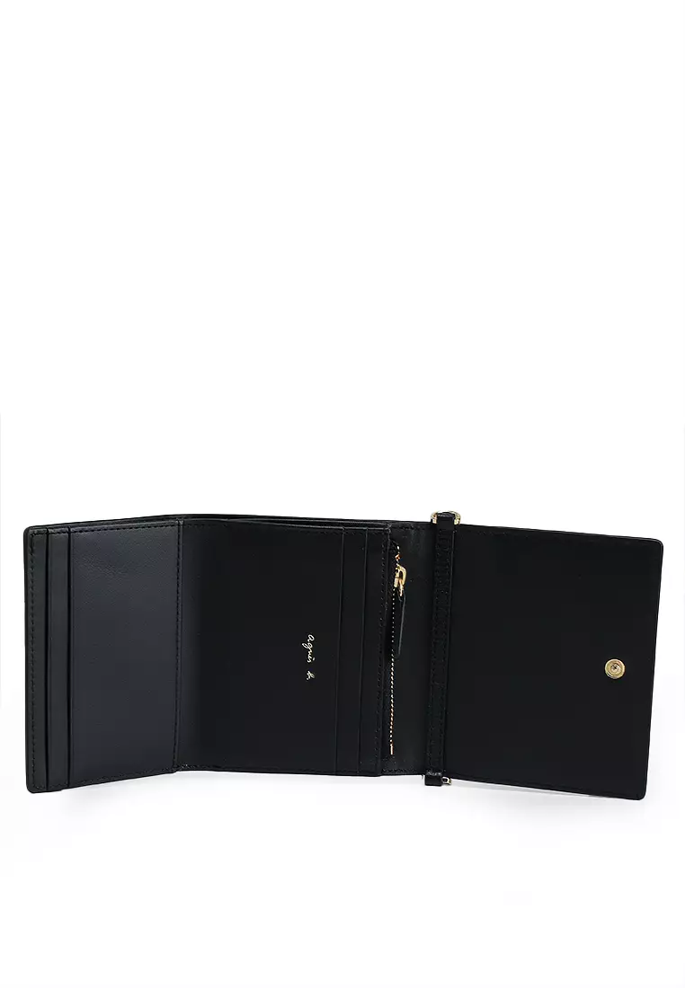 Leather Wallet with Strap