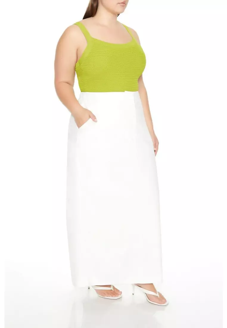 White maxi skirt forever 21 on sale