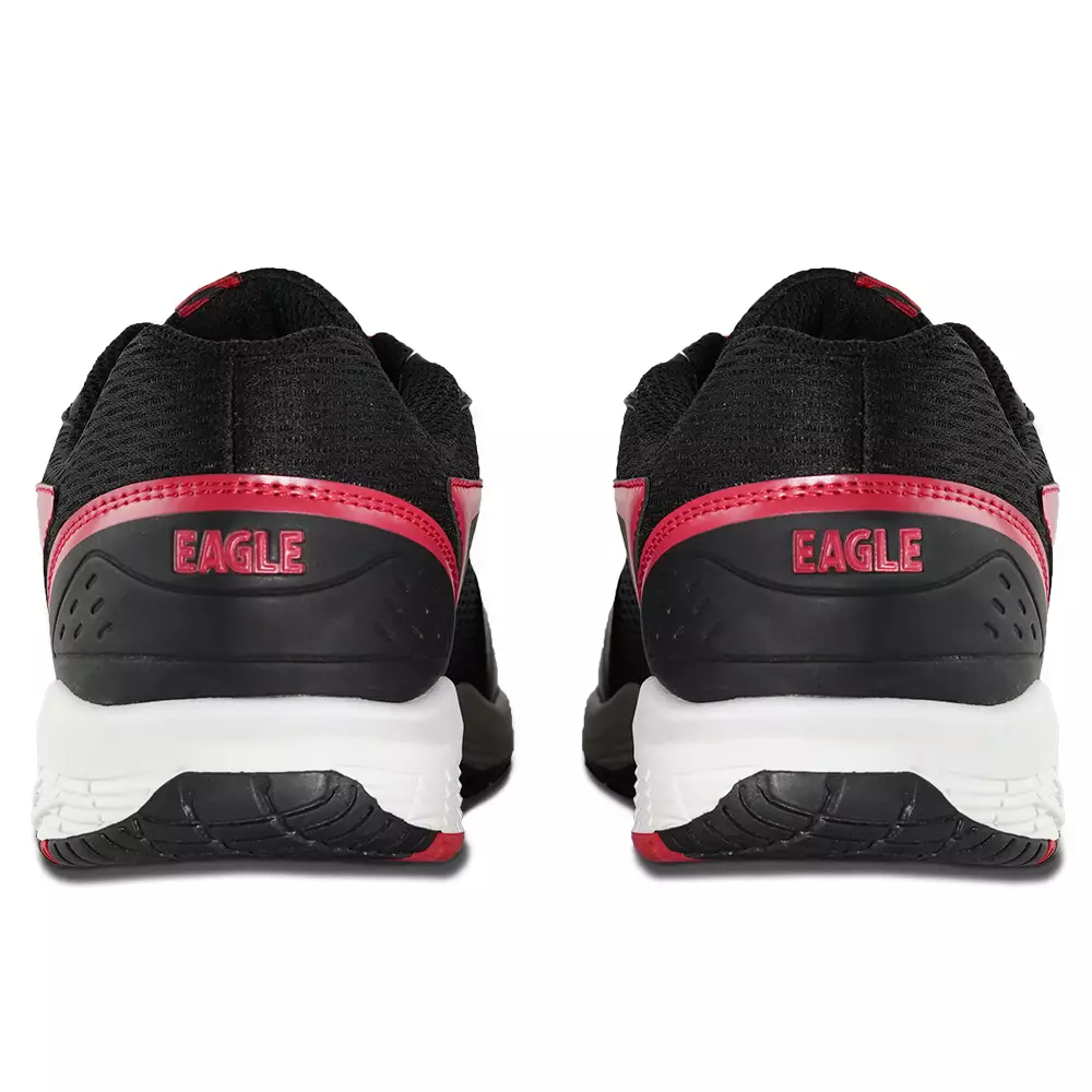 Eagle Sepatu Badminton Viking - HITAM/MERAH