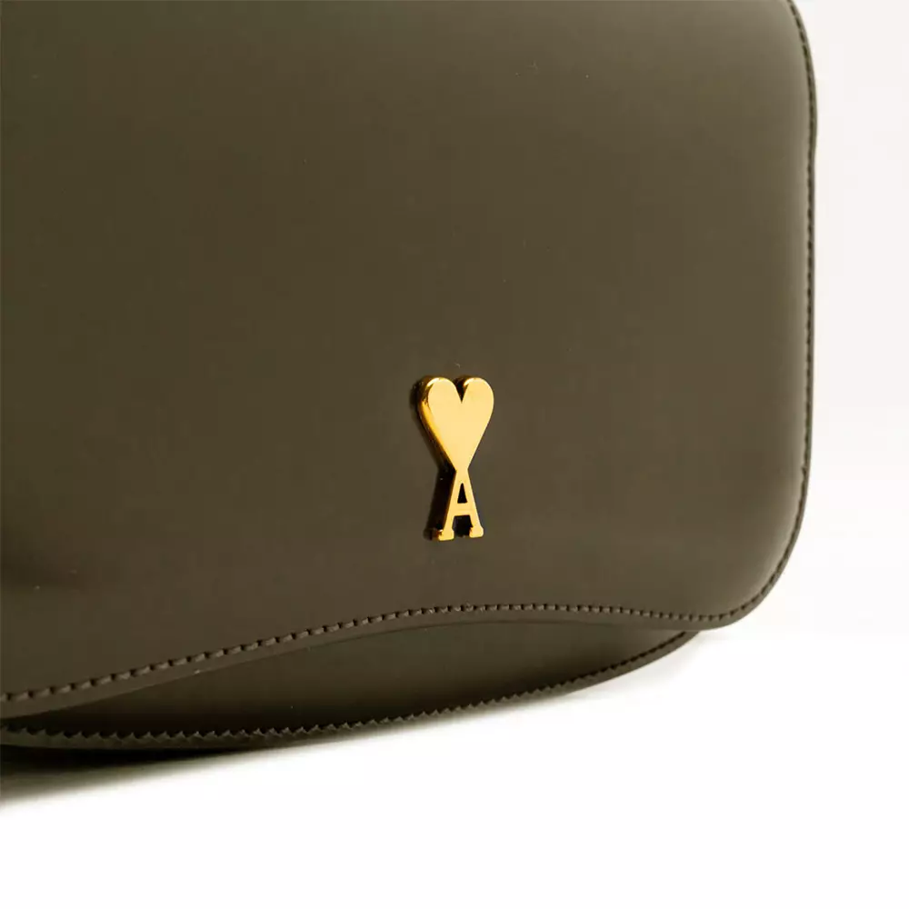 Glazed Leather Paris Paris Bag Carbon