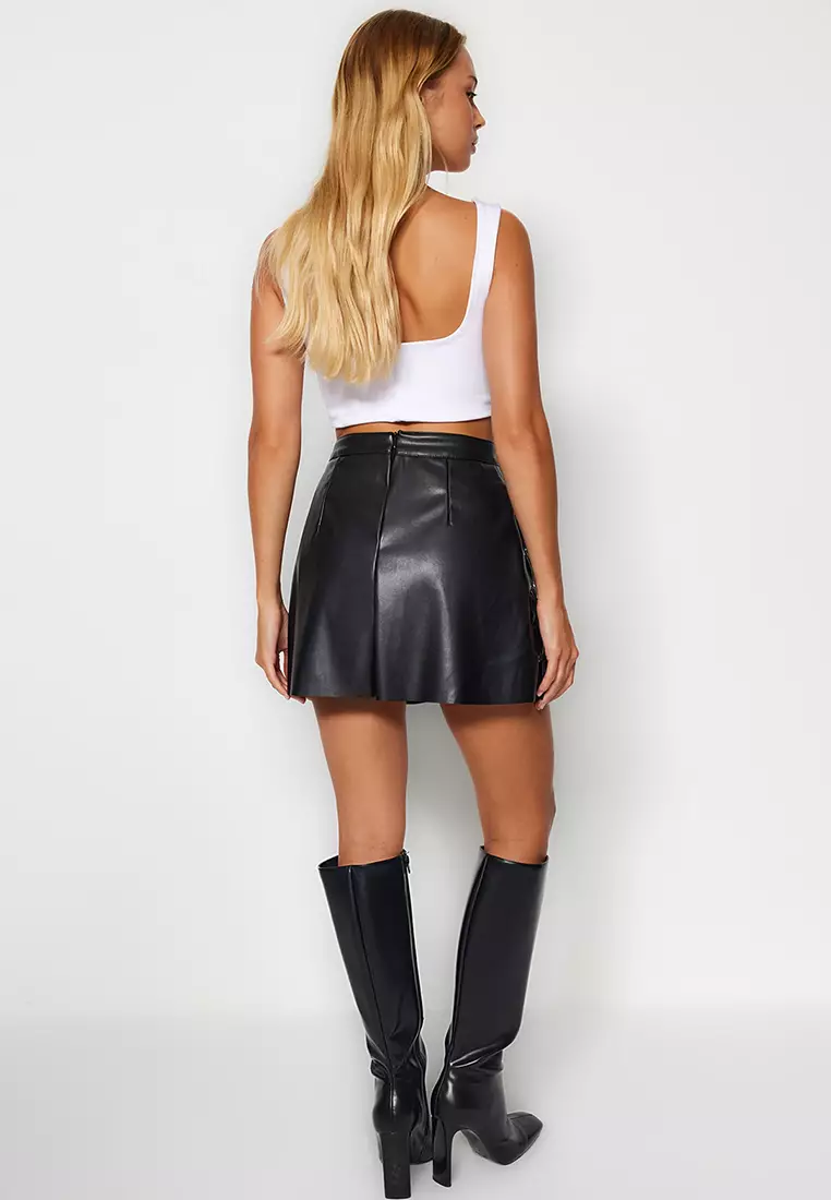 Faux leather 2025 skirts online