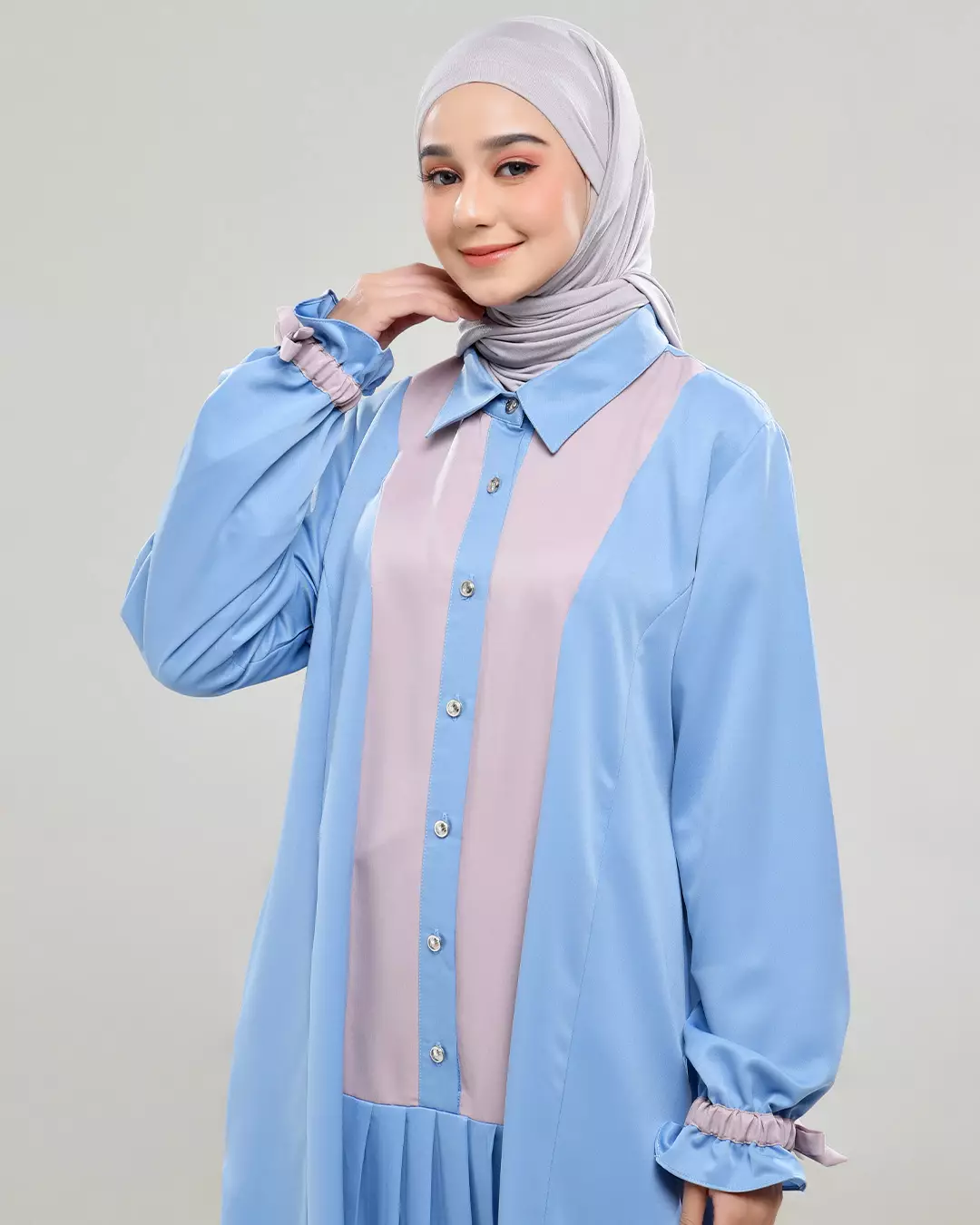 Rabbani - Gamis Dress Muslim Couple Madaharsa Exclusive Dark Blue