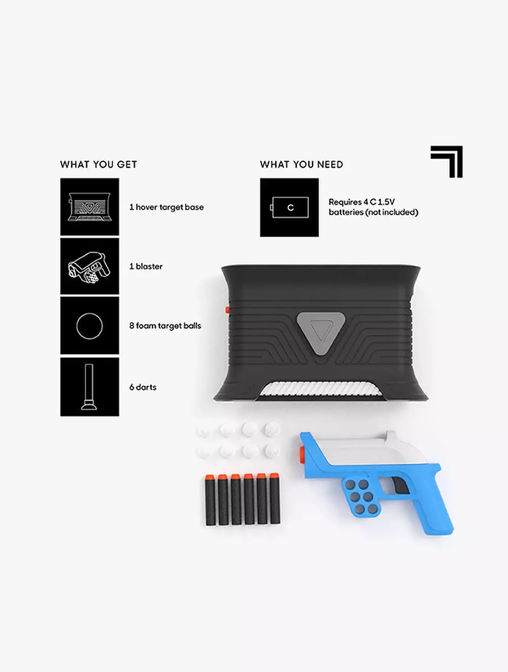 Sharper Image Game Hover Target Blast - DCP1203022020