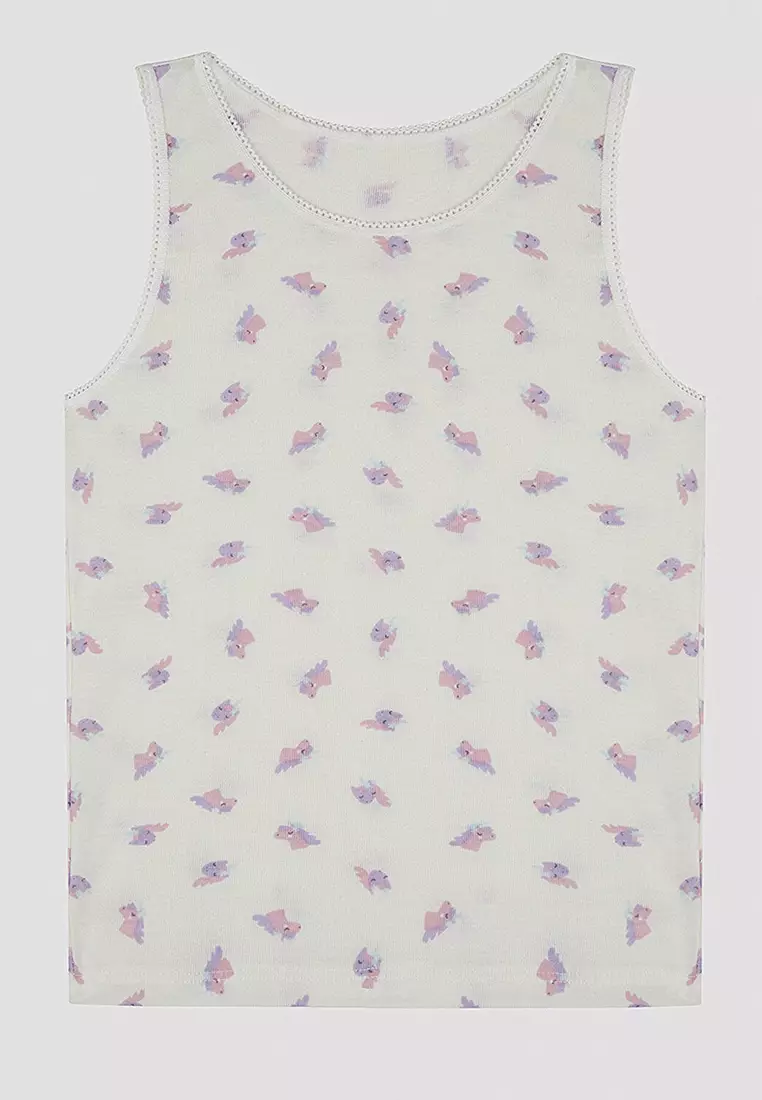 2 Packs Girls Unicorns Tank Tops