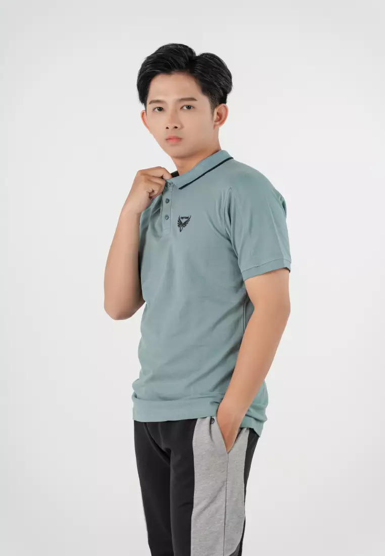 Natural Softness Tritoni Polo Cotton T-shirt