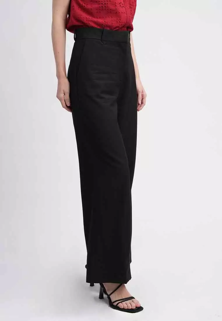 Cassia High-Waist Wide Leg Trousers