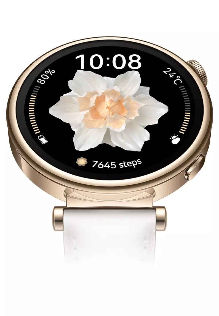 Huawei Watch GT 4 Smartwatch - Jam Tangan Pintar Wanita - Professional Health - 4.1cm - Leather Strap