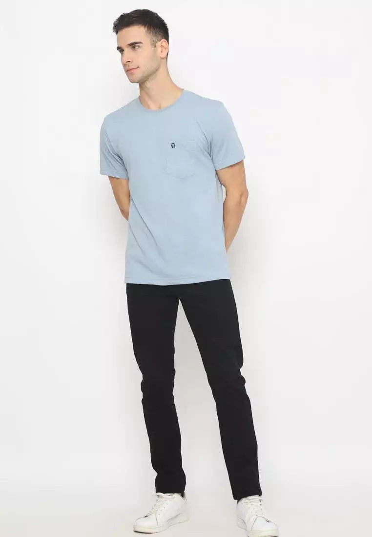 MATSUDA Kaos Polos Pocket T Shirt Cotton Nikko