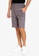 ZALORA BASICS grey Elastic Waist Tailored Shorts 4062EAA0385081GS_1