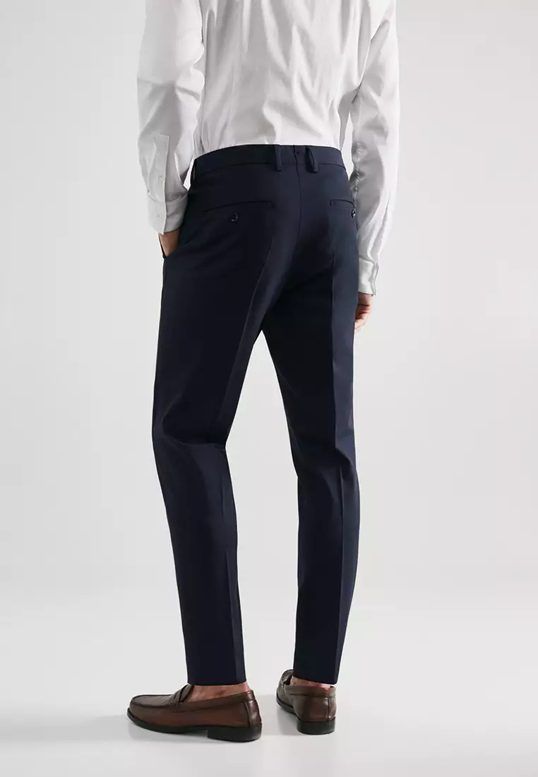 Plain Weave Suit Pants