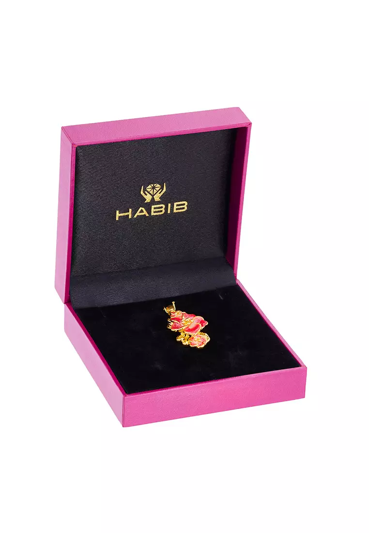 HABIB 999/24K Yellow Gold Pendant 9GP00780125