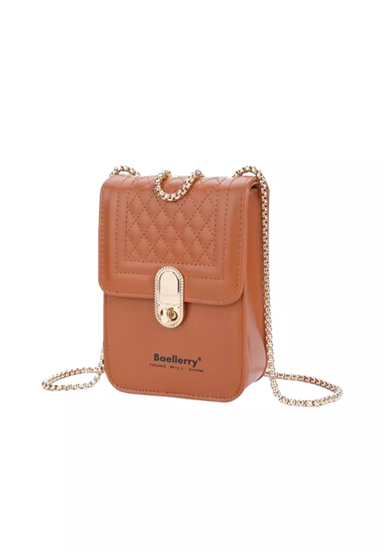 Tas Selempang Wanita Bahan Kulit PU Leather Premium BAEOS