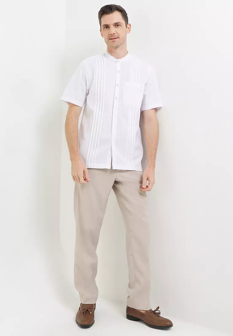 Koko Shirt Linen Looks Kls583Wh