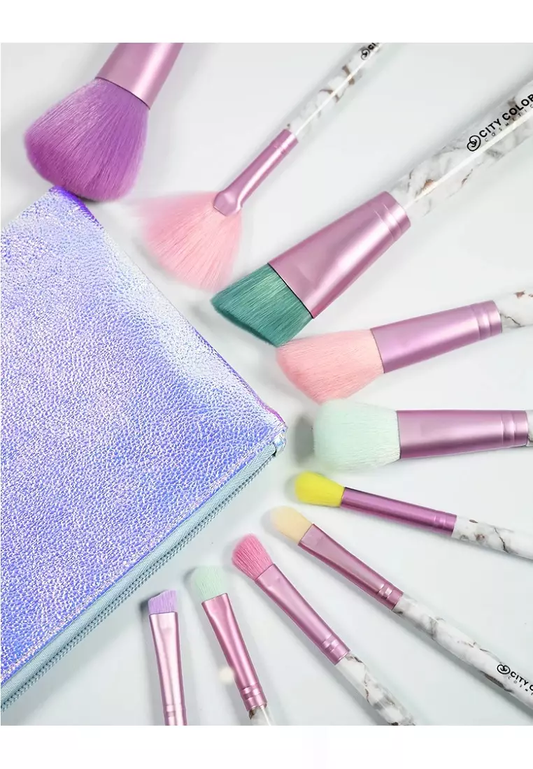 City Color 10pc Marbled Color Collection