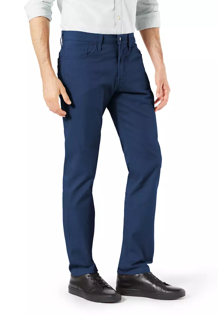 Buy Dockers Dockers Men's Slim Fit All Seasons Tech™ Jean Cut Pants ...