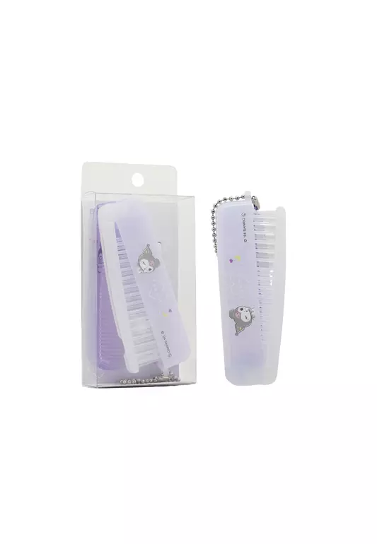 Sanrio Kuromi Folding Hair Brush & Comb (1pc) 1piece