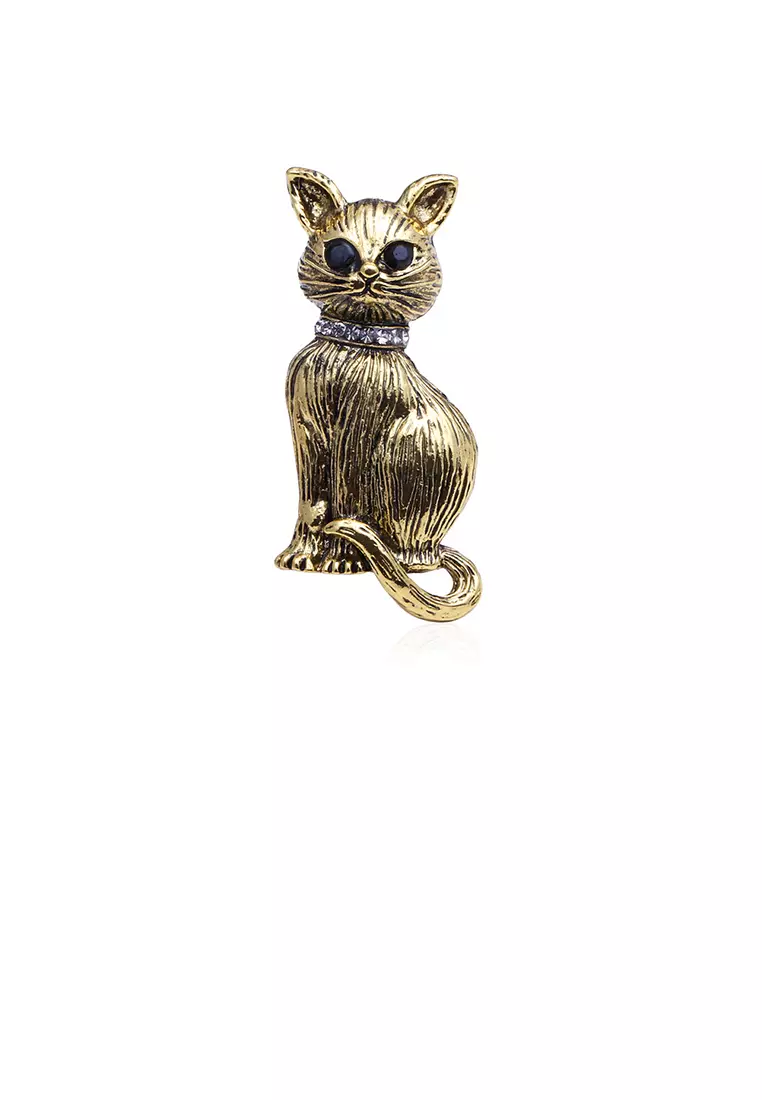 Cat brooch clearance