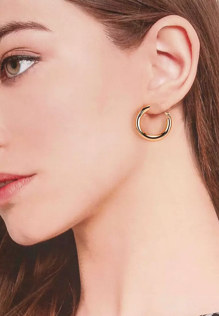 Aldo gold hoop earrings sale