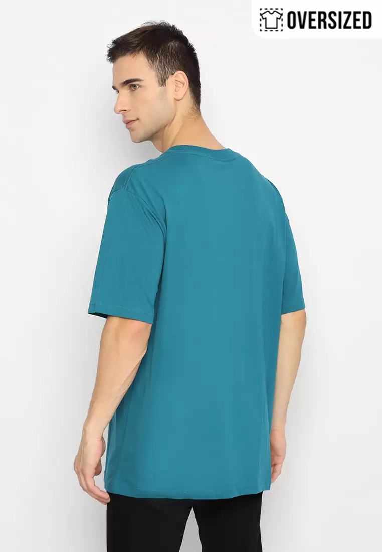 RBJ T-Shirt Cotton Combed Oversized Pria 2079250161