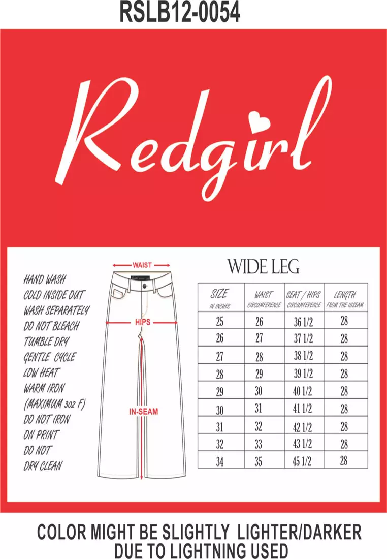 Denim Wide Leg Pants