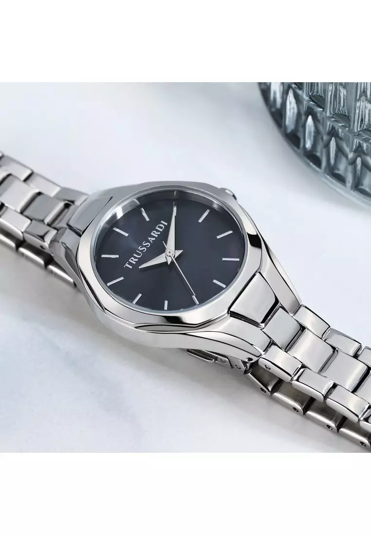 【2 Years Warranty】  Trussardi Metropolitan 30mm Women's Quartz Watches R2453157511