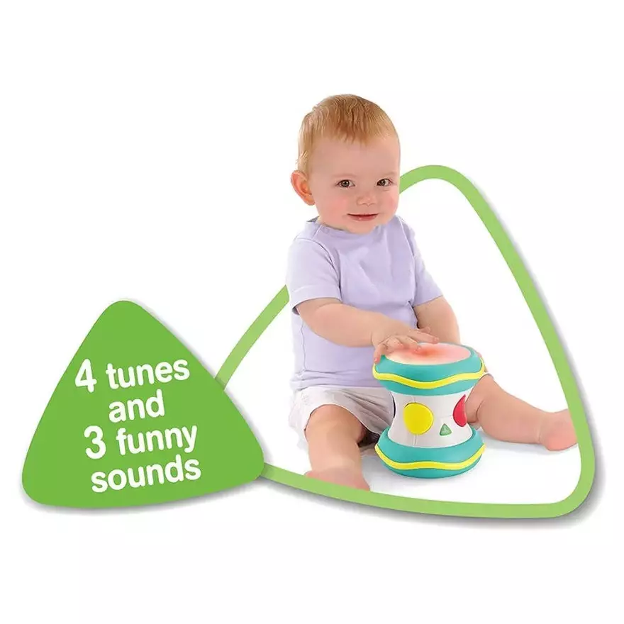 ELC Light And Sound Drum - Mainan Edukasi Bunyi Alat Musik Bayi