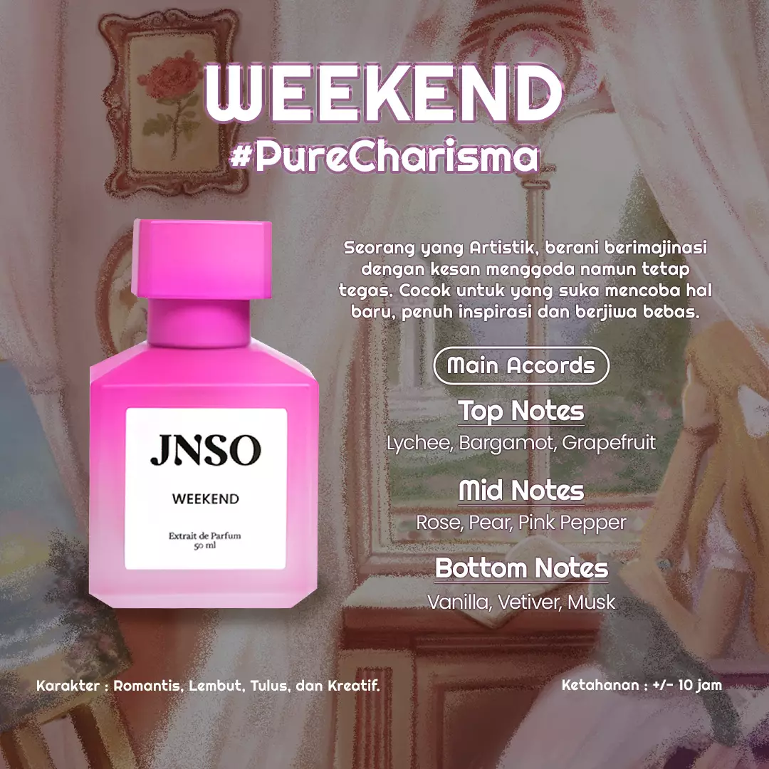 JNSO Extrait de Parfume Weekend 50ml