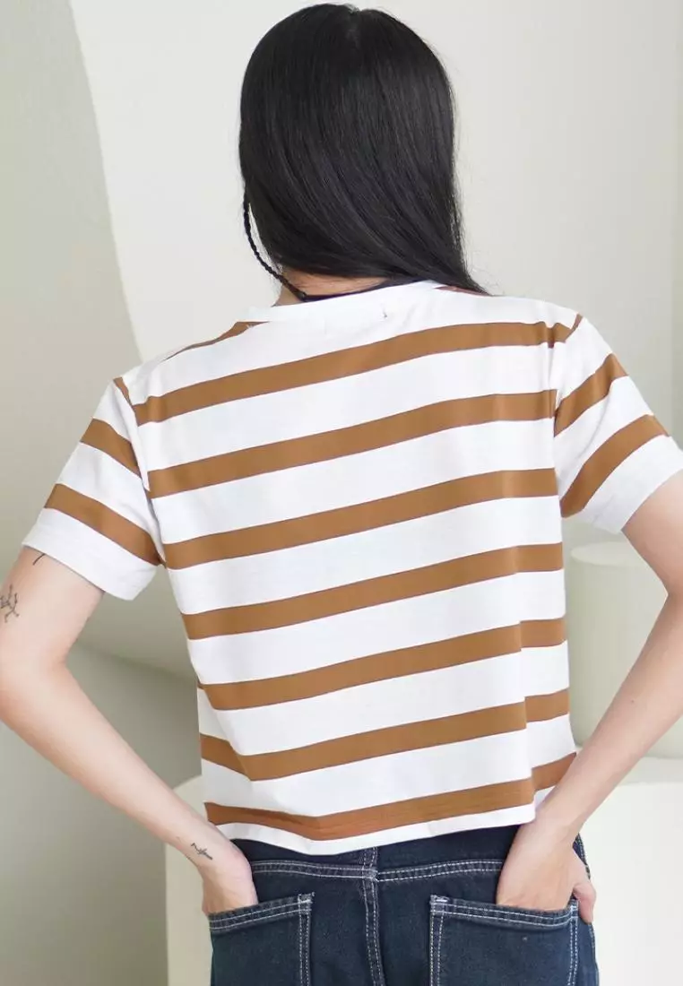 Matsuda Kaos Crop top katun Hollis