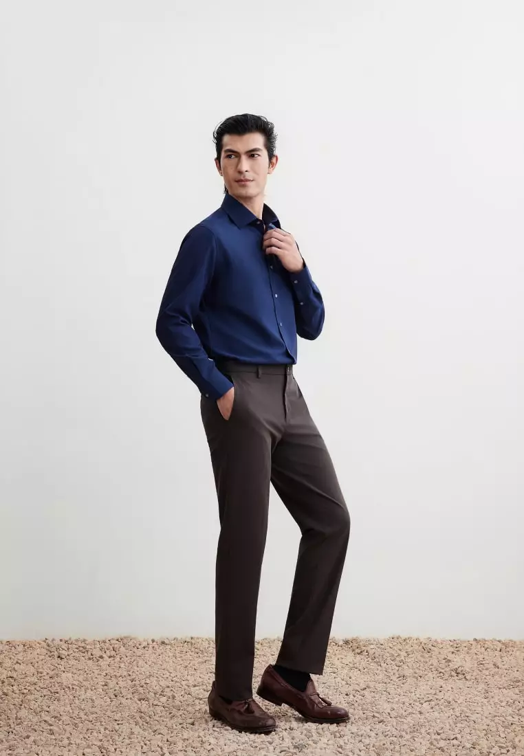 G2000 Non-Iron Dry Smart Fit Dot Texture Shirt