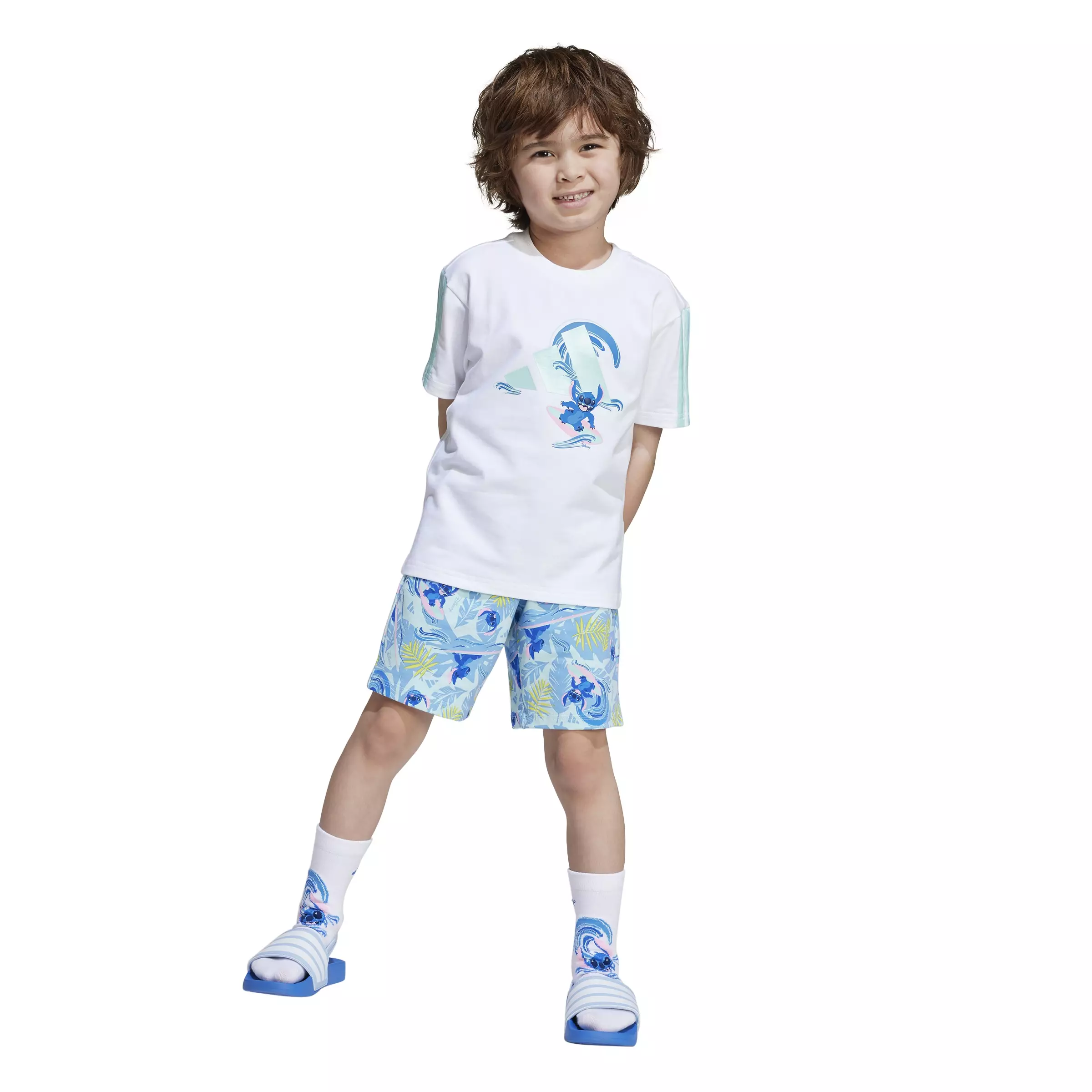ADIDAS x Disney Lilo & Stitch Tee Set JF3659 - Set Baju Anak