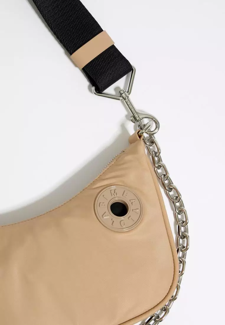 Bimba Y Lola S Nude Nylon Moon Bag