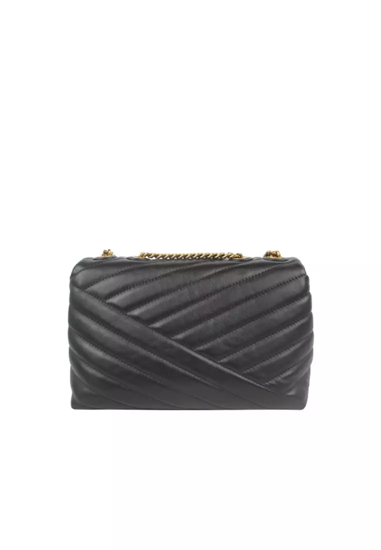 女士單肩包黑色90452