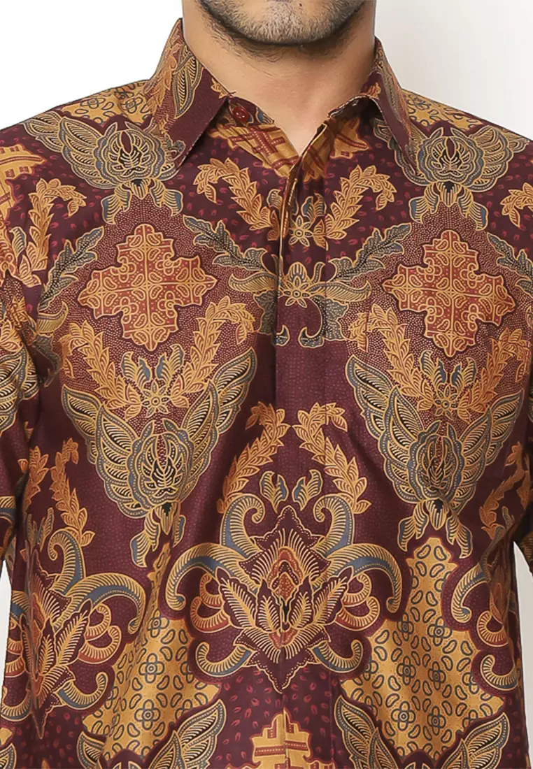Hadinata Batik Pria Kemeja Pendek Mohan Mohini