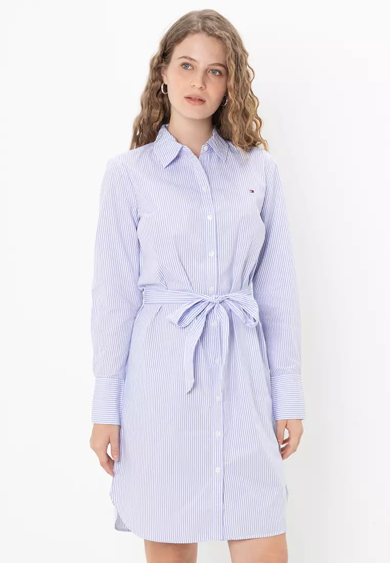 Nnnow Tommy Hilfiger Cotton Striped Shirtdress Buy Tommy Hilfiger Monica  Knee Shirt Dress Tommy Jeans 2025
