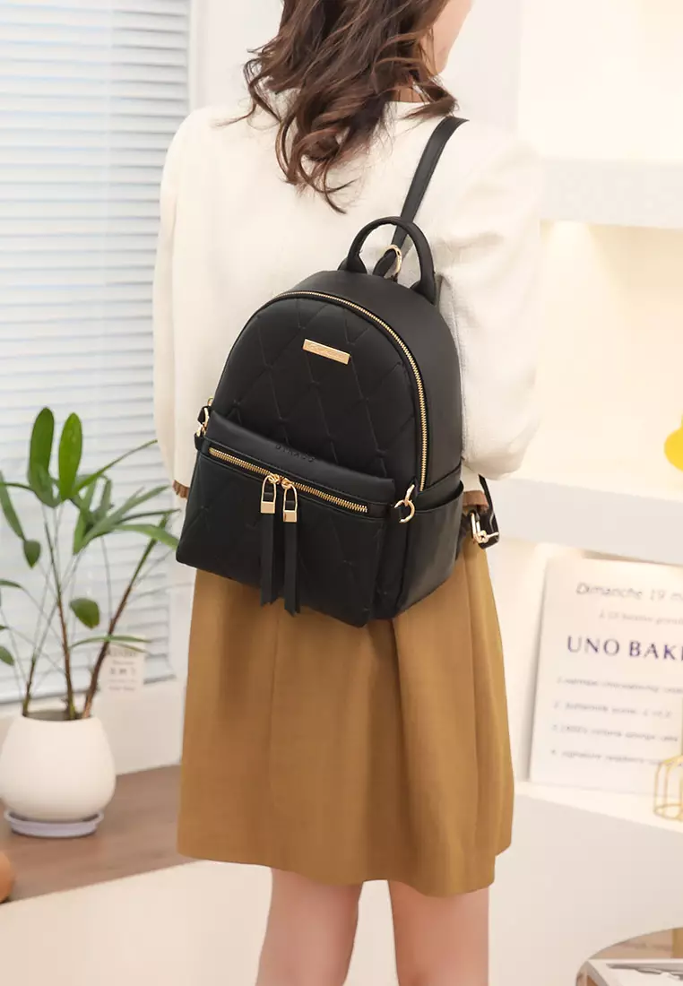 GYKACO KIMA Khaki - Tas Ransel Wanita - Fashion Backpack (IMPORT)