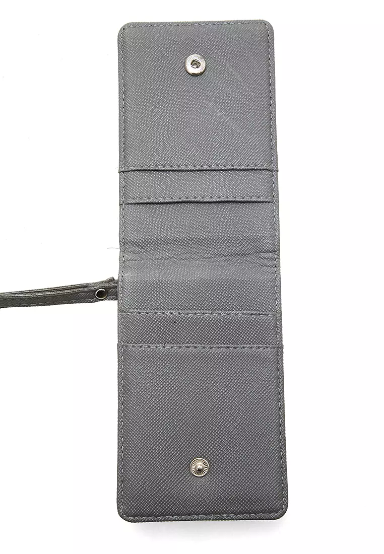 Azka Card Holder Two Side Bentuk Simple dan Minimalis - Abu-Abu