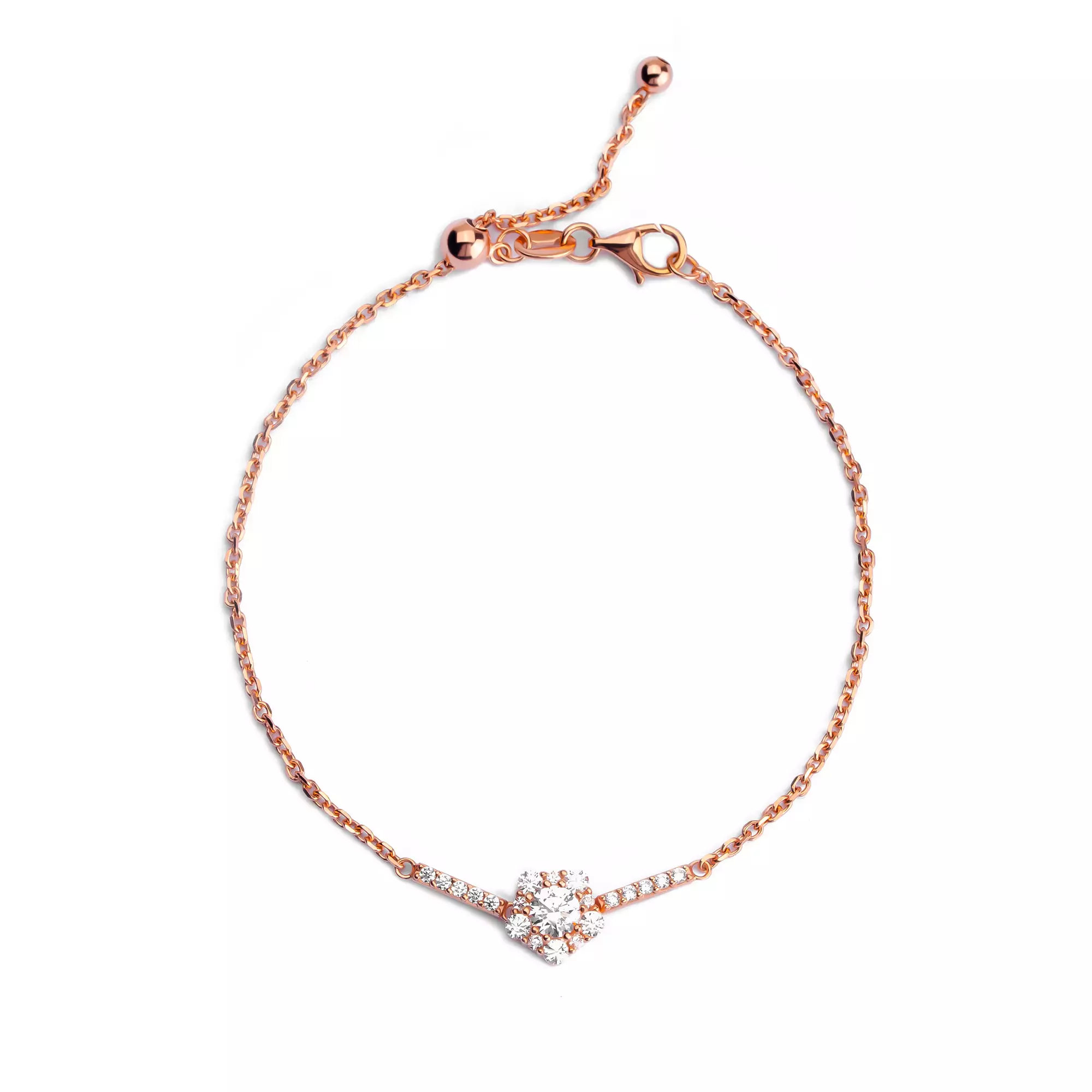 Gelang  Serut Emas 7k - Aghnia Gold Bracelet - Avelia Collection - Juene Jewelry