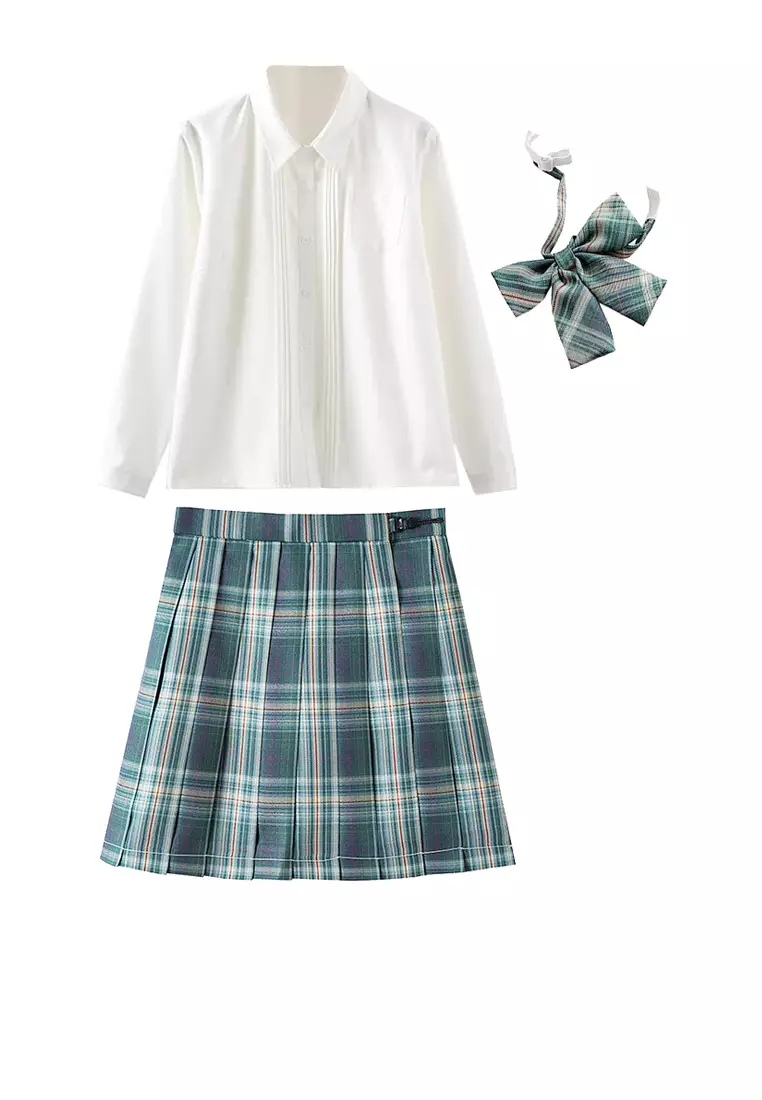 VANSA Japanese JK Plaid Uniform Skirt Sets  VCW-Sk009sets