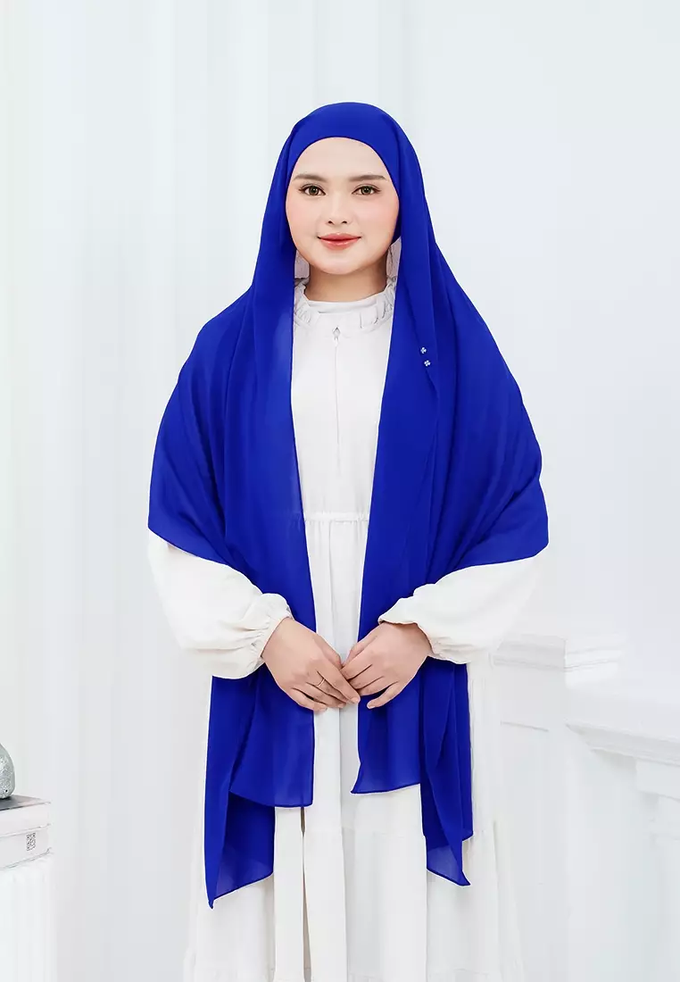 HIJAB INSTAN ELENA - ROYAL BLUE