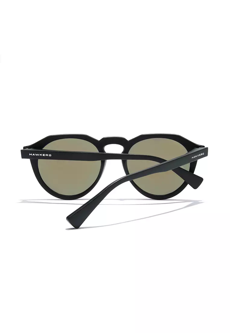 HAWKERS Carbon Black Sky WARWICK Sunglasses for Men and Women, Unisex. UV400 Protection. Official Product designed in Spain