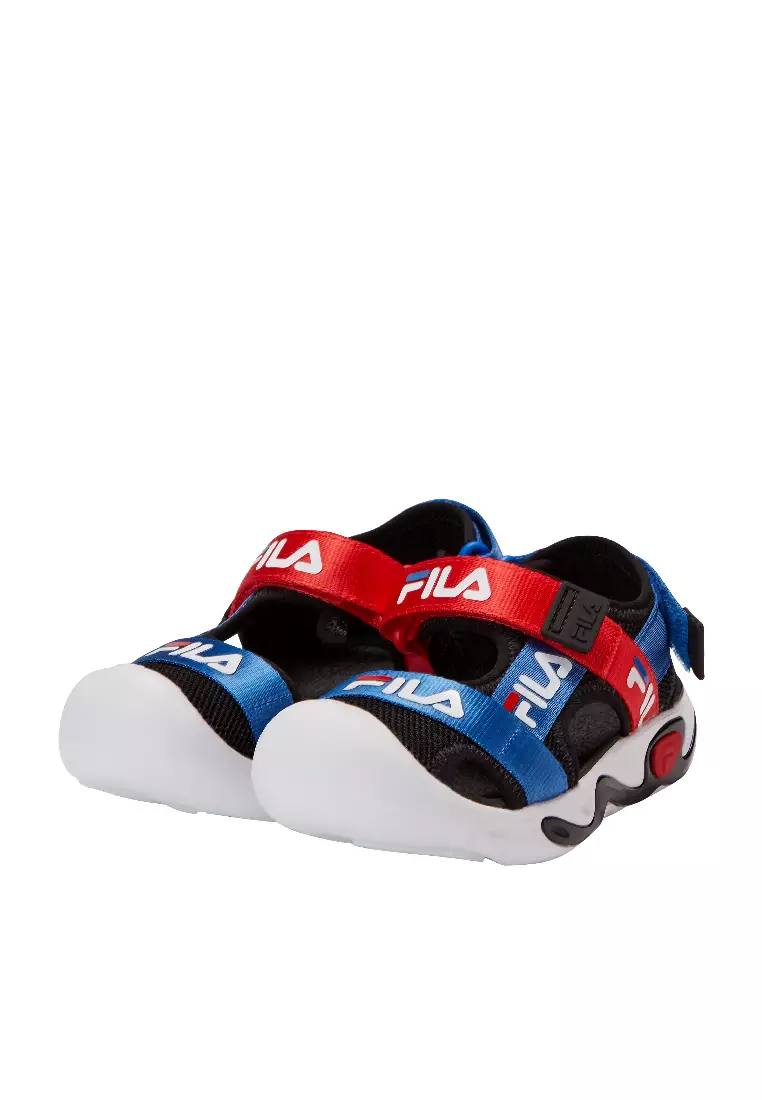 Fila sandals cheap kids black