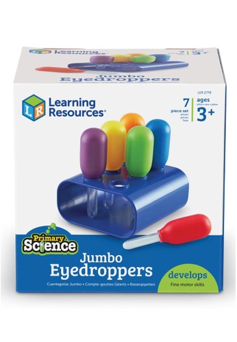 Learning Resources Learning Resources Primary Science Jumbo Eyedroppers with Stand - Science, STEM Learning, Fine Motor Skills C0FBATHF1017D3GS_1